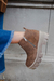 Bota de cuero con plataforma y cierres (733GU) - Tienda online de Calzados, Zapatos y Zapatillas MORR