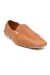 Mocasin de cuero con punta cuadrada y talonera elastizada (40NE) - comprar online