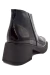 Bota de cuero con taco separado y punta cuadrada (6100GR) - tienda online