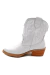 Texana de cuero con caña corta de abertura en V (754ML) - tienda online