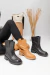 Bota de cuero con caña tipo texana y punta cuadrada (3600GR) - comprar online