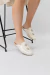 Zueco de cuero con tachas combinadas (870ML) - MORR Zapatos