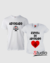 Camisetas Advogado e Esposa do Advogado - Cor Branca
