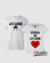 Camisetas Aviador e Esposa do Aviador - Cor Branca
