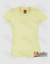 Camiseta 100% Poliéster - Cor Amarela Bebê - comprar online