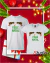 Camisetas Feliz Natal do Casal Guitarra