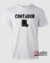 Camiseta do Contador - Cor Branca