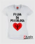 Camiseta Filha da Psicóloga - Cor Branca
