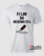 Camiseta Filho do Desenhista - Cor Branca