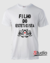Camiseta Filho do Esteticista - Cor Branca