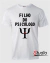 Camiseta Filho do Psicólogo - Cor Branca
