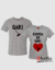 Camisetas Gari e Esposa do Gari