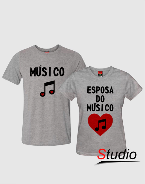 Camisetas Músico e Esposa do Músico