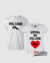 Camisetas Polidor e Esposa do Polidor - Cor Branca