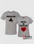Camisetas Professor e Esposa do Professor