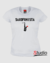 Camiseta da Saxofonista - Cor Branca