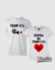 Camisetas Trompista e Esposa do Trompista - Cor Branca