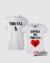 Camisetas Tubista e Esposa do Tubista - Cor Branca