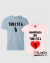 Camisetas Tubista e Namorada do Tubista - Cor Azul e Rosa