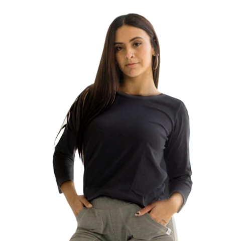 REMERA MANGA LARGA 3/4 LISA (RM5003L)