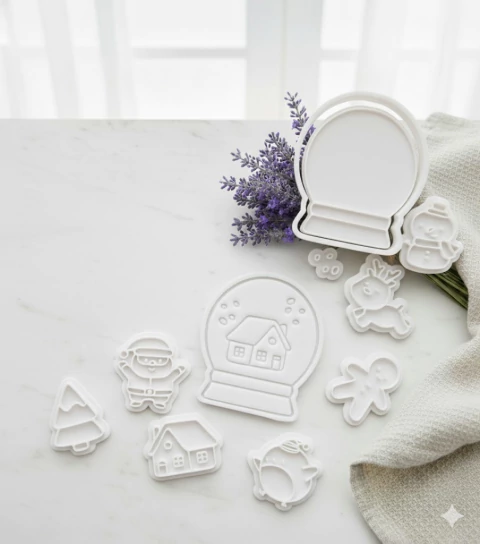 Set Cortante y Stamps Esfera Navideña - comprar online