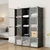 Mueble Organizador 12 Cubos Modular Ropa Juguetes C/puertas HMY3-4 OUTLET en internet