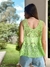 Musculosa SHINOBU encaje bordada (ruch5087) - Sahad Indumentaria