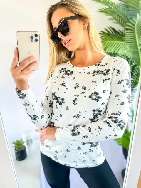 Remera engomada M/Larga 018 (Ru4031)