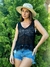 Musculosa Zenin hilo crochet (RUCH5055) - Sahad Indumentaria