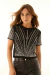 Remera MINDO tull con brillo (RU2664) - Sahad Indumentaria