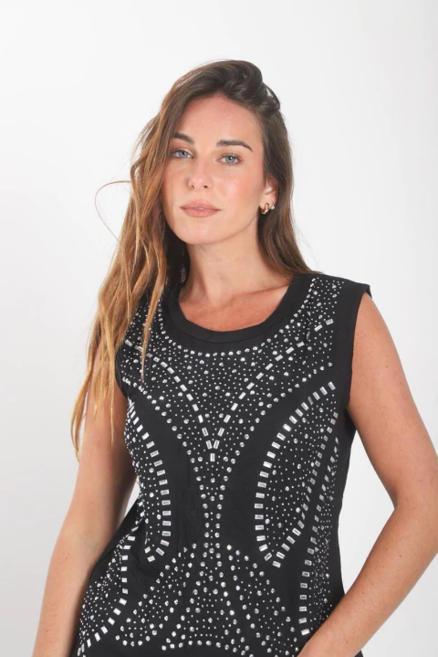 Musculosa OHONO c/piedras (ruk70135) - comprar online