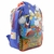 MOCHILA CRESKO 12P SONIC SEGA ESPALDA JARDIN FULL COLOR ROJO Y AZUL DISEÑO DE LA TELA SONIC Y AMIGOS SO114.
