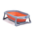 BAÑERA PLEGABLE BASE GRIS SLIM - NARANJA