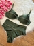 HOT PANTS COPACABANA - VERDE MILITAR COM OFF WHITE - comprar online
