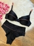 HOT PANTS COPACABANA - PRETO COM ROSÉ - comprar online