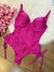 MAIO RETRÔ LACINHO - ROSA CHOQUE - comprar online