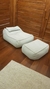 Chaise + Puff em Lona Stone Washed (1005)