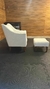 Poltrona + Banqueta em Linho (4570) - comprar online
