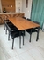 Mesa de Jantar 2,00 x 90cm em Madeira e Ferro (3722) - IT HOME Curadoria de Móveis