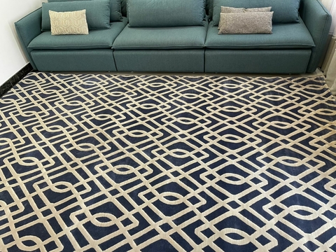Tapete 2,50 x 3,50m Modelo "Sevda" Azul - Tapet'art (2817)