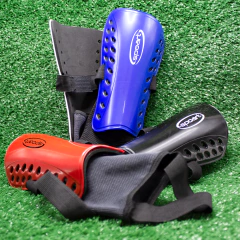 Imagem do CANELEIRA DE FUTEBOL F11 COM TORNOZELEIRA ADULTO VERMELHA