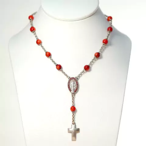 ROSARIO PLATA CON PIEDRAS GT73 (GT73)