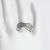 ANILLO PLATA RODINADO ONDULADO (TR0260) - comprar online