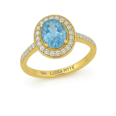 ANILLO ORO AMARILLO 18K OVAL 3.3 GR (GEAN5735) - comprar online