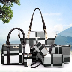 Conjunto Bolsas Femininas New York - Conjunto Com 6 Bolsas Luxuosas de Alta Qualidade