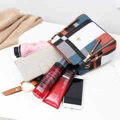 Conjunto de Bolsas de Couro Xadrez 4 Peças - Conjunto de Bolsas Femininas Luxuosas em Promoção - comprar online