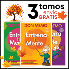 ¡PROMO OTOÑO CON DON MEMO! 3 tomos Don Memo + ENVÍO GRATIS - comprar online