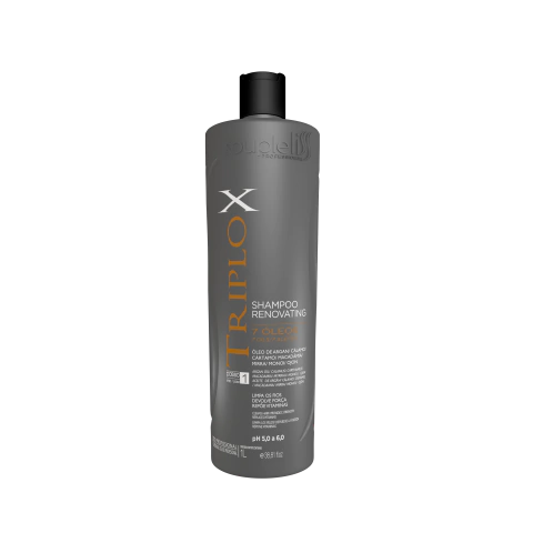 Shampoo Renovating 1lt Triplo X Soupleliss Professional