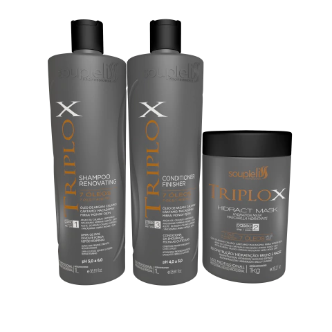 Kit Triplo X 1lt Soupleliss Professional