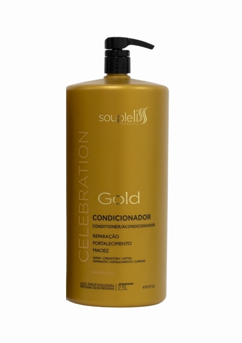 Condicionador Gold Celebration 2,5 LT Soupleliss Professional